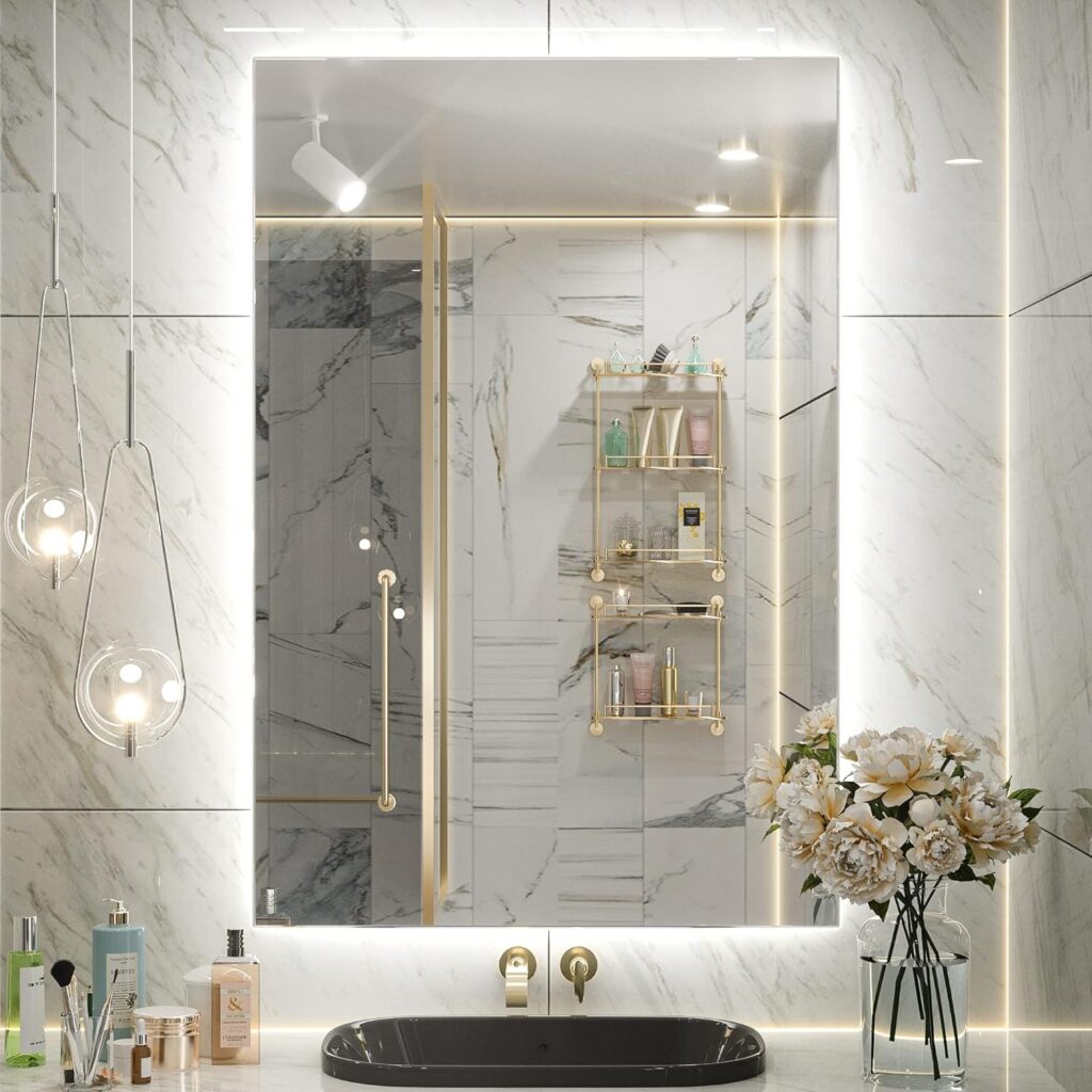 led bathroom mirror